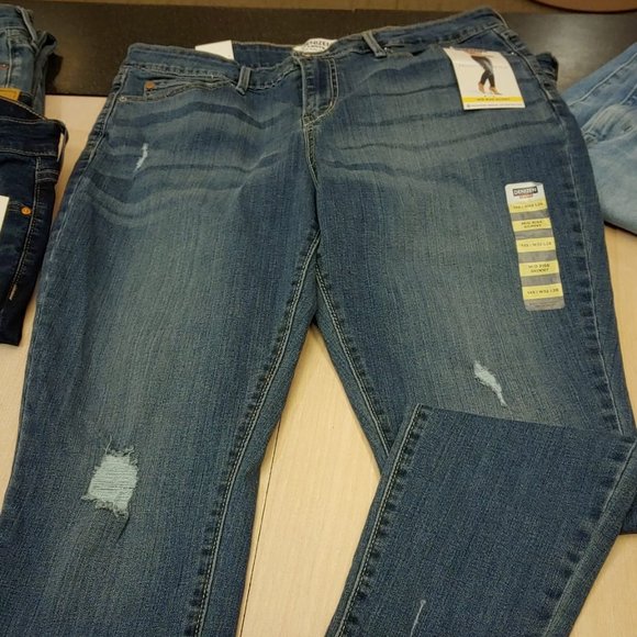 DENIZEN Levi's W's Mid-Rise Skinny Jeans Blue - Essential Stretch - Picture 3 of 6